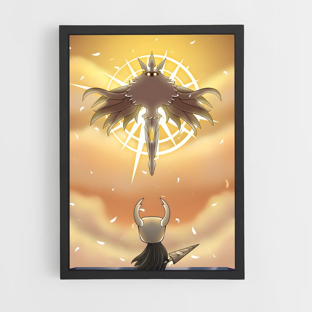 Poster L'Aile du Héros – affiche Hollow Knight (vue 2)